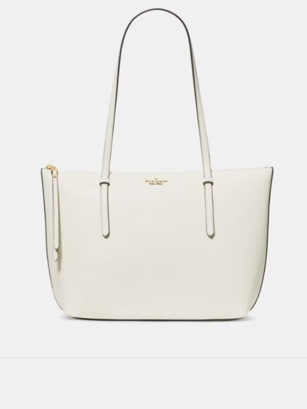 Kate Spade Outlet Cream Leather Tote NEW
